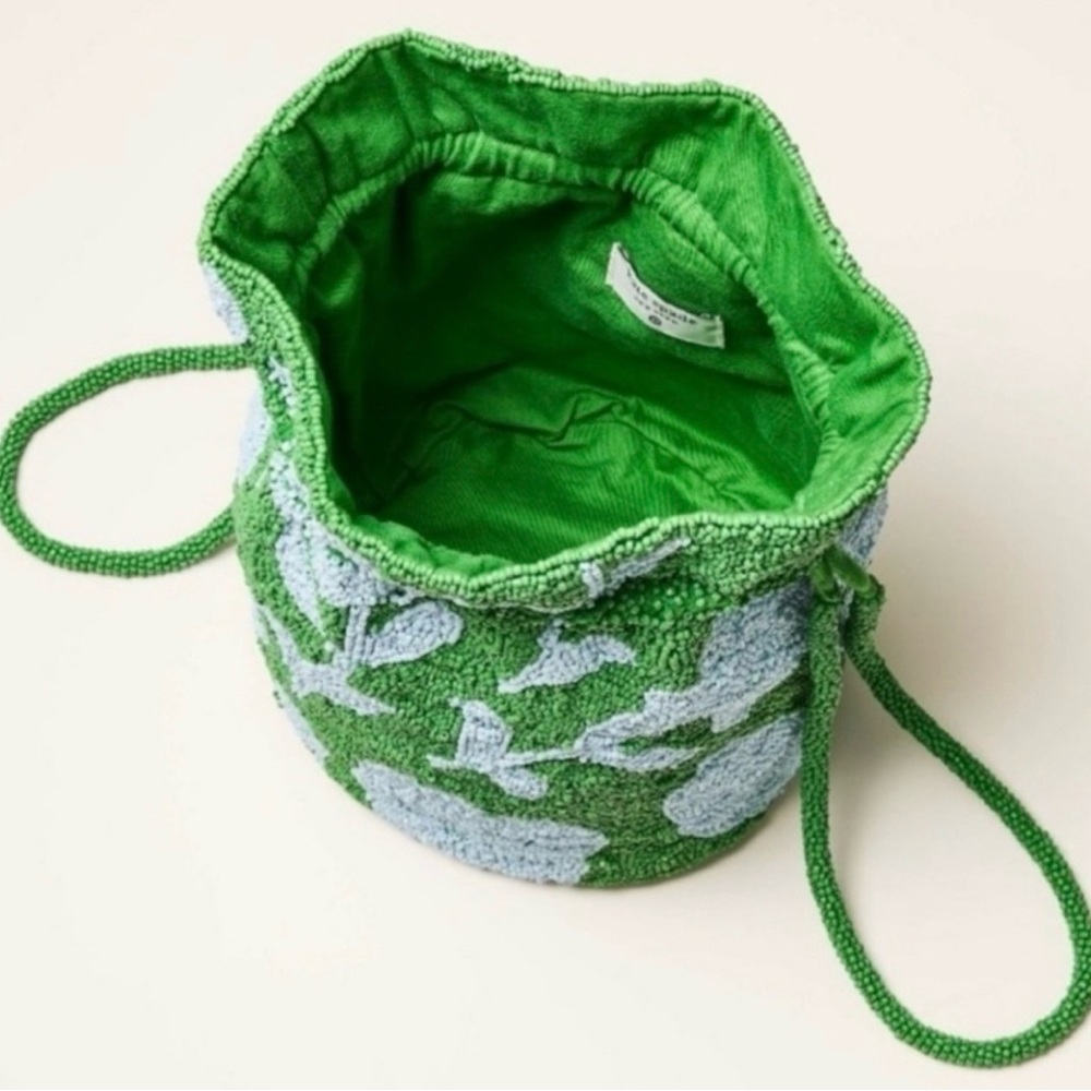 Kate Spade Rose Beaded Drawstring Bag - Picture 3 of 6